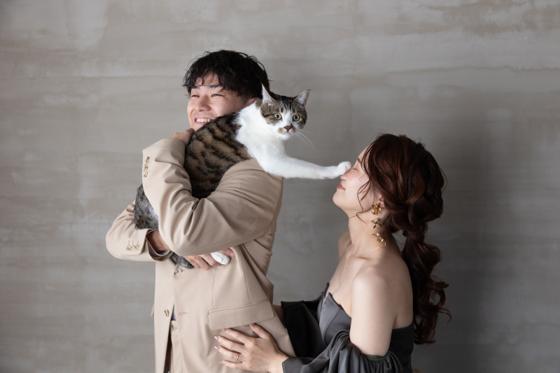 愛猫とのショット