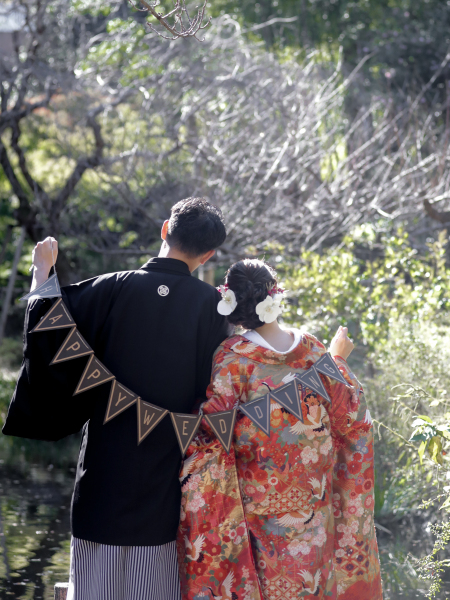 SNSにも投稿しやすい、後ろ姿のショット♪