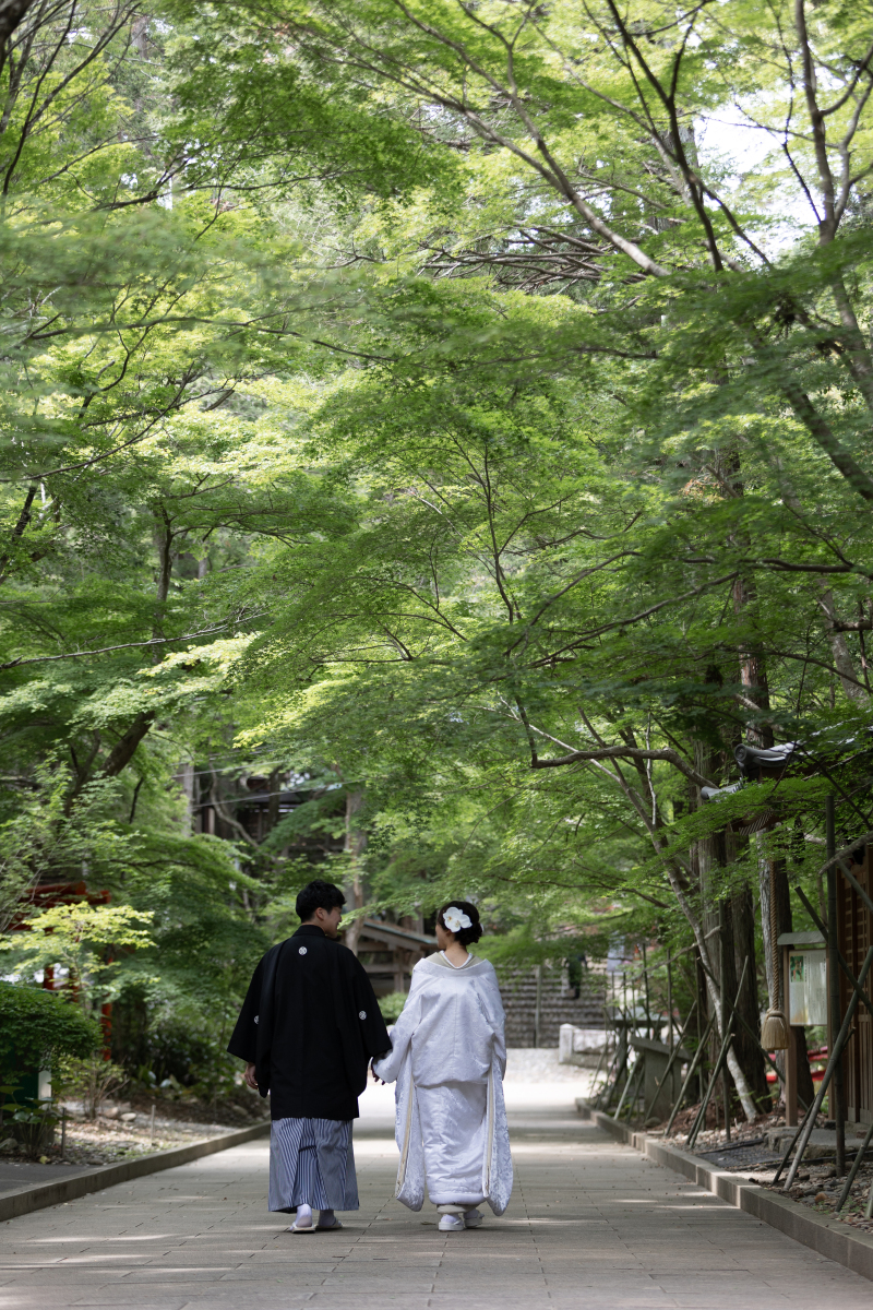 和装新緑ロケーション撮影「新緑」