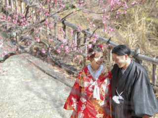 これからの梅・桜の季節はぜひロケーション撮影を♪