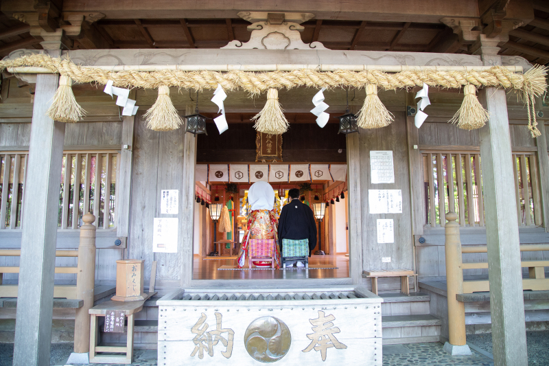 神社での撮影♪まずはご祈祷していただきました♪