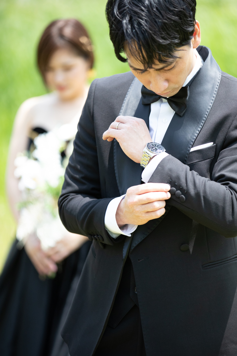 洋装ロケーション撮影