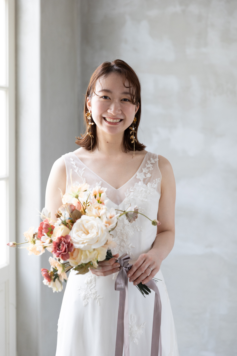 新婦様ヘアチェンジ