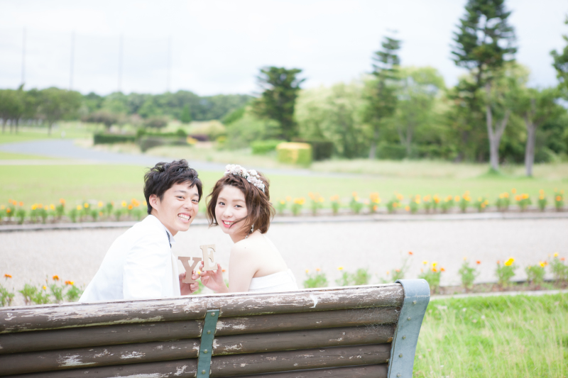 園内の様々な場所で撮影