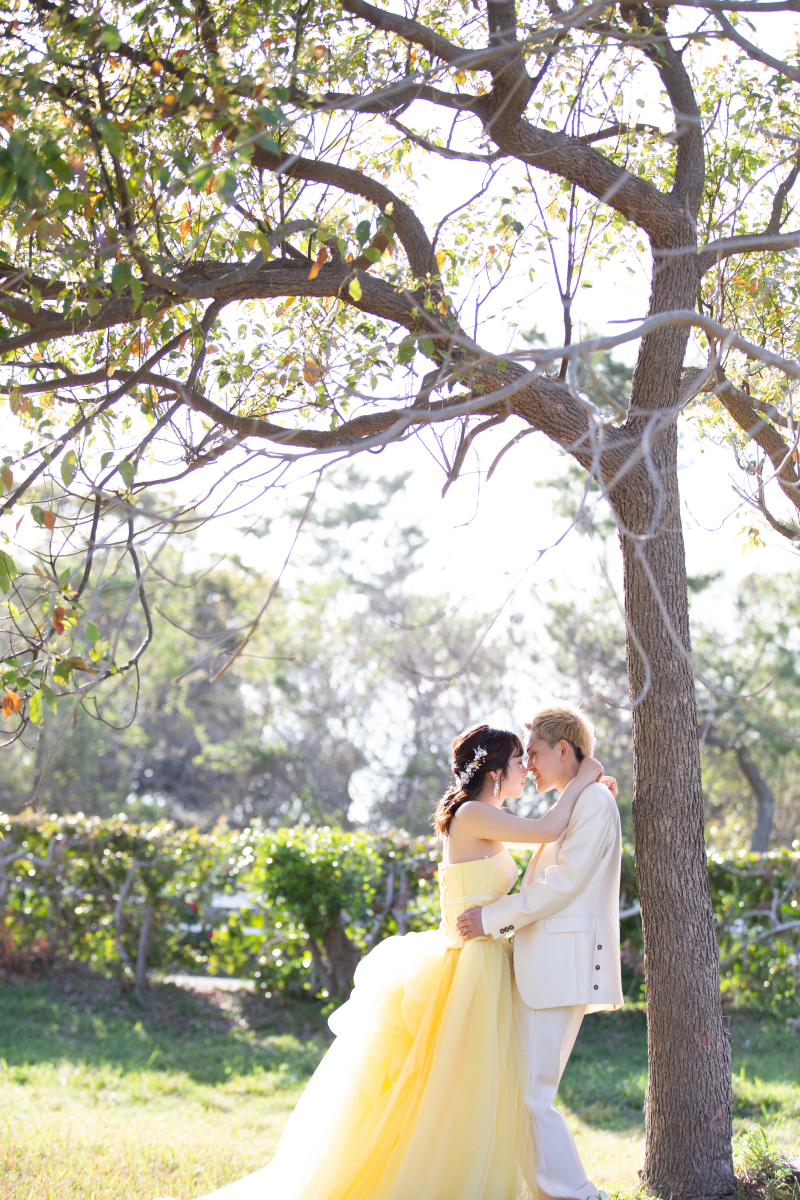 中田島砂丘の手前にある、公園で新緑ショット♪