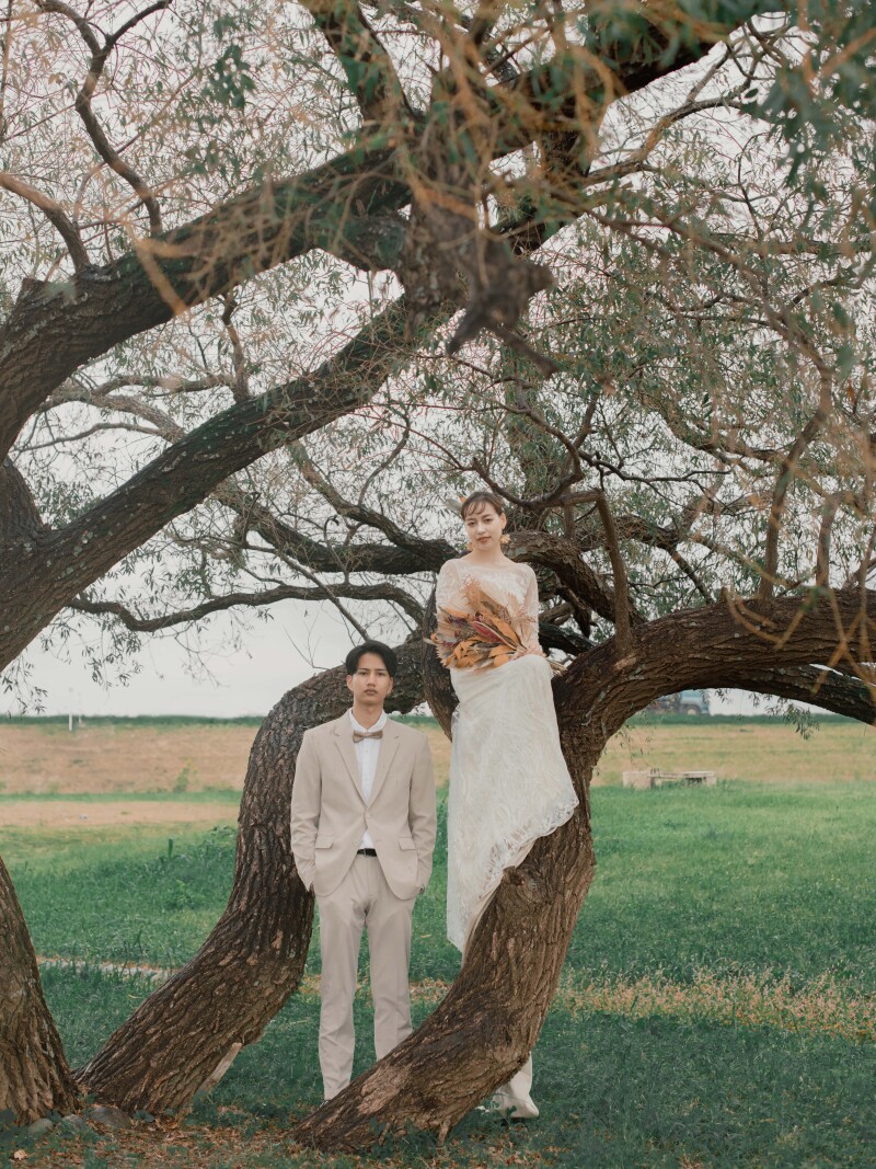 シイキ写真館　amu wedding　_撮影前に打ち合わせができる