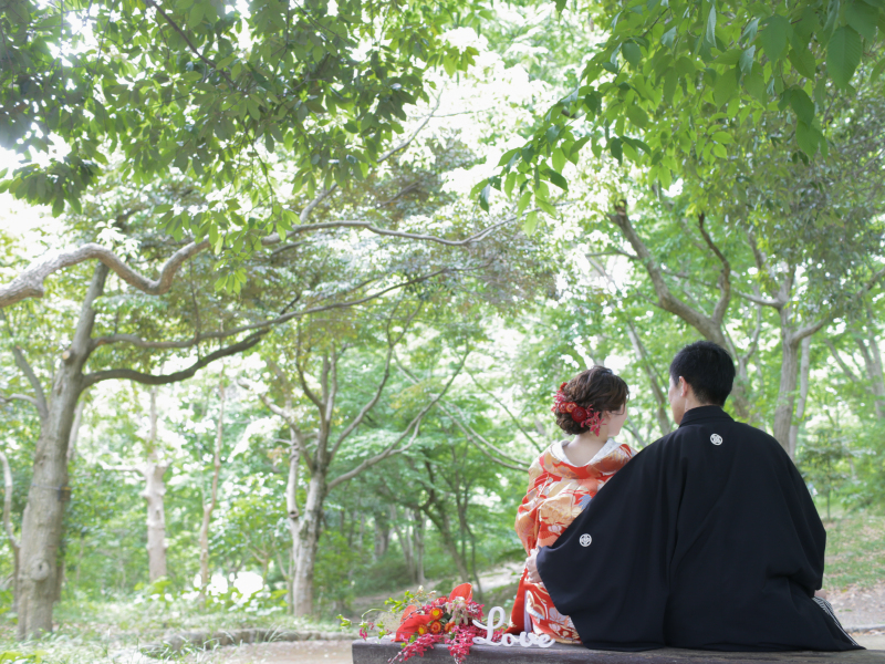 シイキ写真館　amu wedding　_神社・寺院で撮影できる