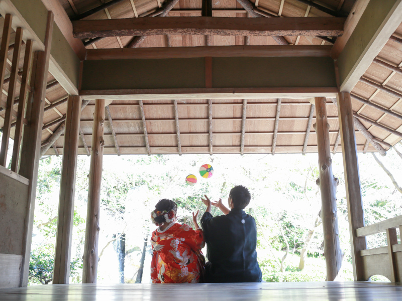シイキ写真館　amu wedding　_神社・寺院で撮影できる