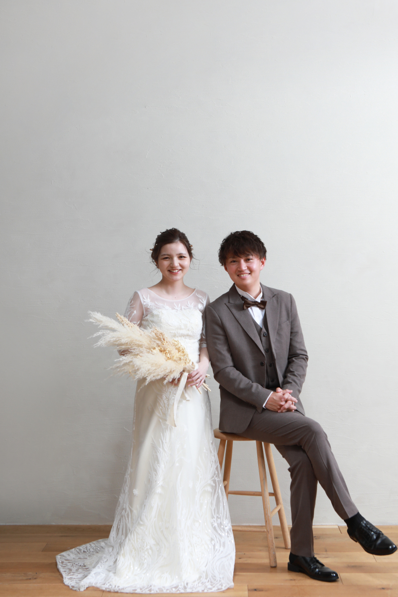 シイキ写真館 amu wedding _スタジオで撮影できる