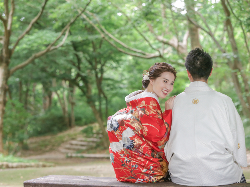 シイキ写真館　amu wedding　_神社・寺院で撮影できる