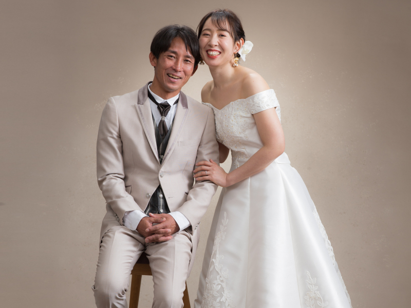 シイキ写真館 amu wedding _スタジオで撮影できる