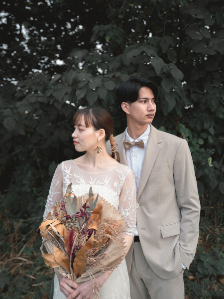 シイキ写真館 amu wedding _会食ができる