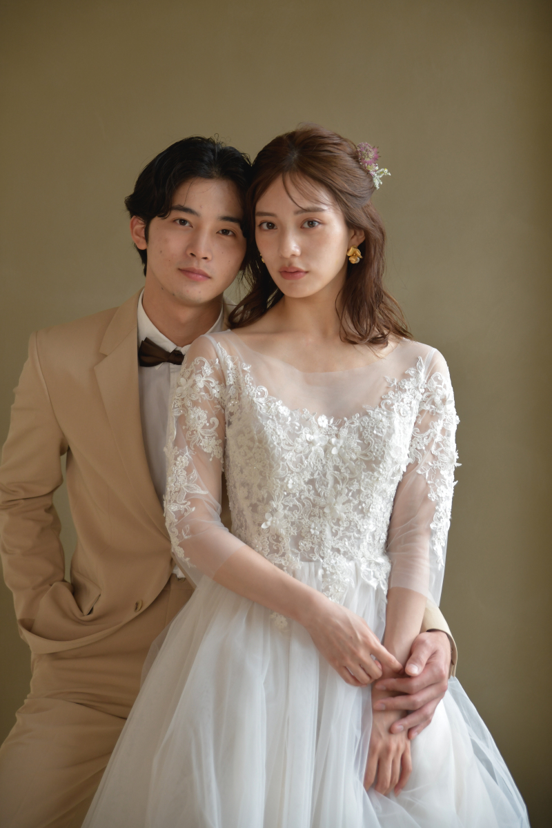 シイキ写真館 amu wedding _スタジオで撮影できる