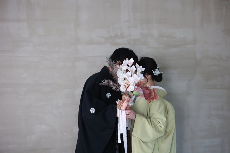 シイキ写真館　amu wedding　_撮影前に打ち合わせができる