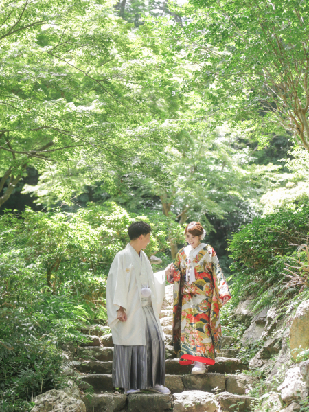 シイキ写真館　amu wedding　_神社・寺院で撮影できる