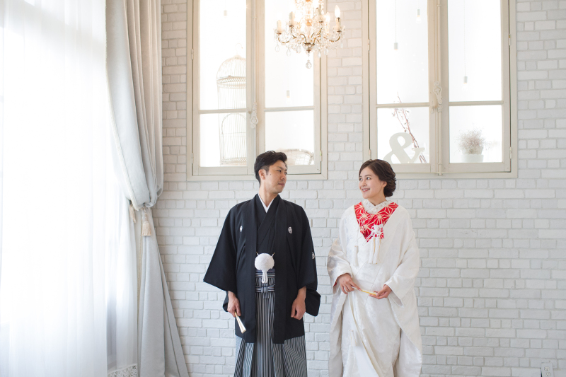 ナチュラルな和装ウェディング。
