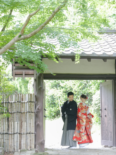 シイキ写真館　amu wedding　_神社・寺院で撮影できる