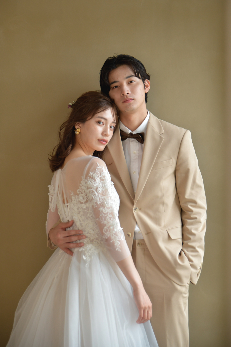 シイキ写真館 amu wedding _スタジオで撮影できる