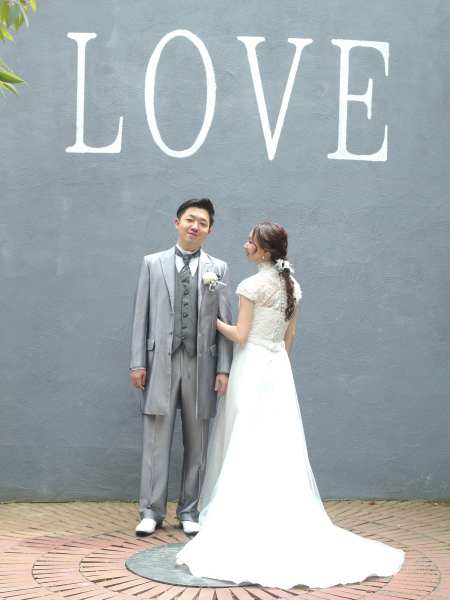 シイキ写真館 amu wedding _ガーデンで撮影できる