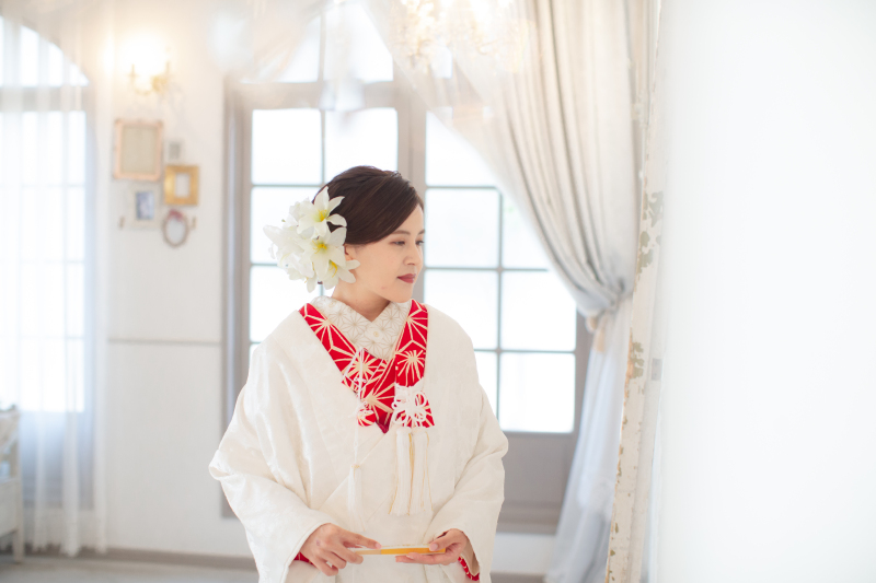 自分だけの白無垢スタイルを♪