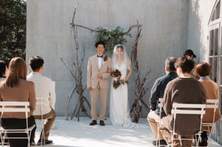 シイキ写真館　amu wedding　_dupoウエディング ガーデンセレモニー