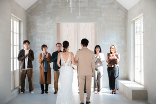 シイキ写真館　amu wedding　_dupoウエディング ガーデンセレモニー