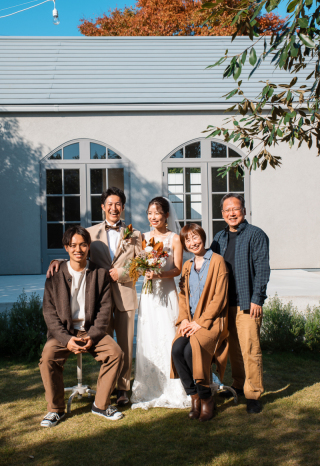 シイキ写真館　amu wedding　_dupoウエディング ガーデンセレモニー