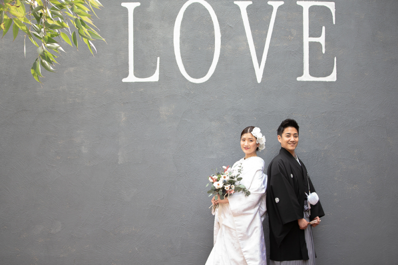 シイキ写真館 amu wedding _ガーデンで撮影できる