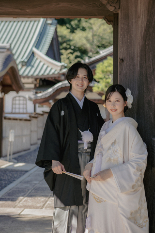 シイキ写真館　Shiiki wedding　_和装ロケーション
