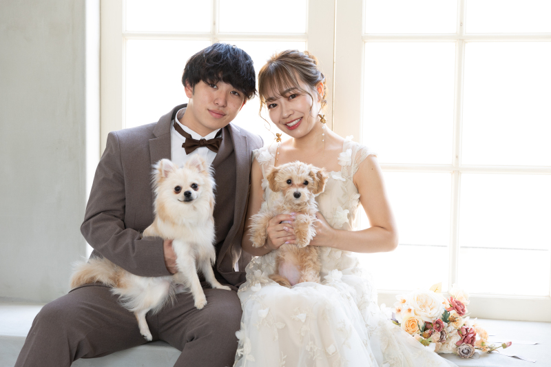 【先着10組◆愛犬・愛猫と】2ndスタジオ撮影プラン★洋装1着+全80カット &yen;158,000&rArr;&yen;98,000