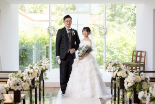 ノーザンホースパークでチャペルフォト風ロケーション