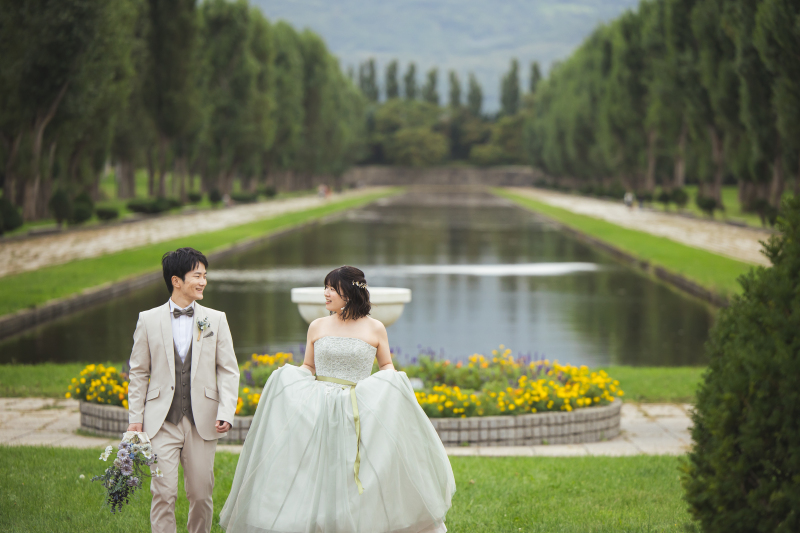前田森林公園のフォトウェディング・前撮り