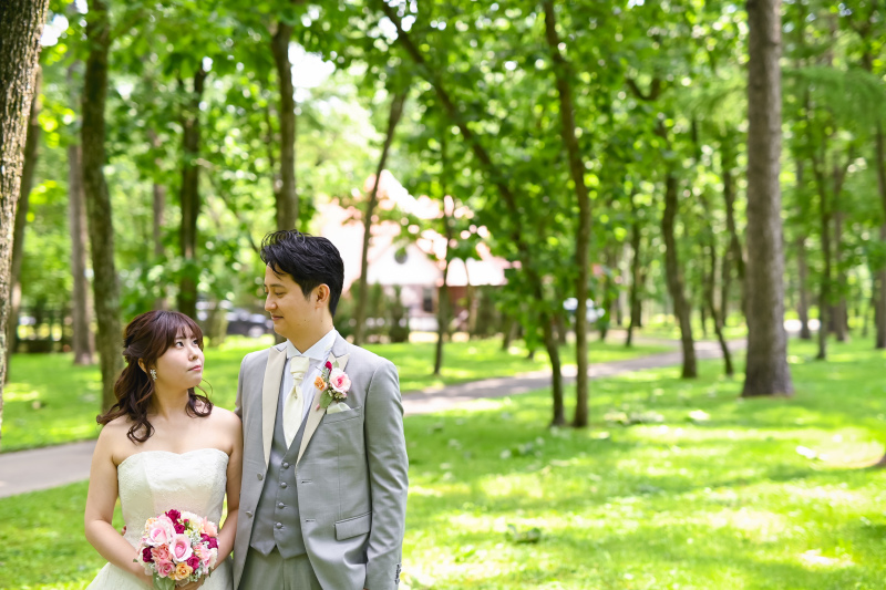 ノーザンホースパークでのウェディングフォト