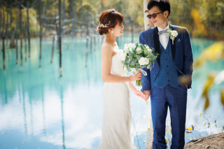 10月 富良野ロケーションフォトウェディング・前撮り