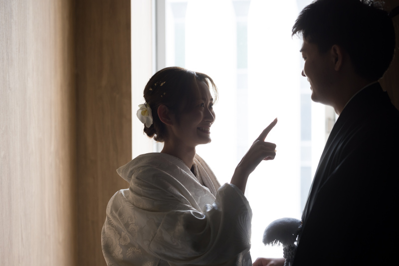 お二人らしい写真