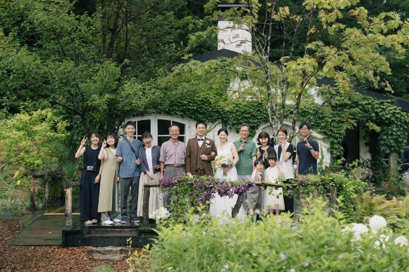 家族フォトウェディング