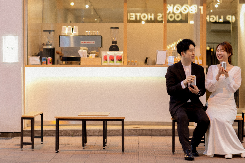 街並み・スポットでフォトウェディング・前撮り