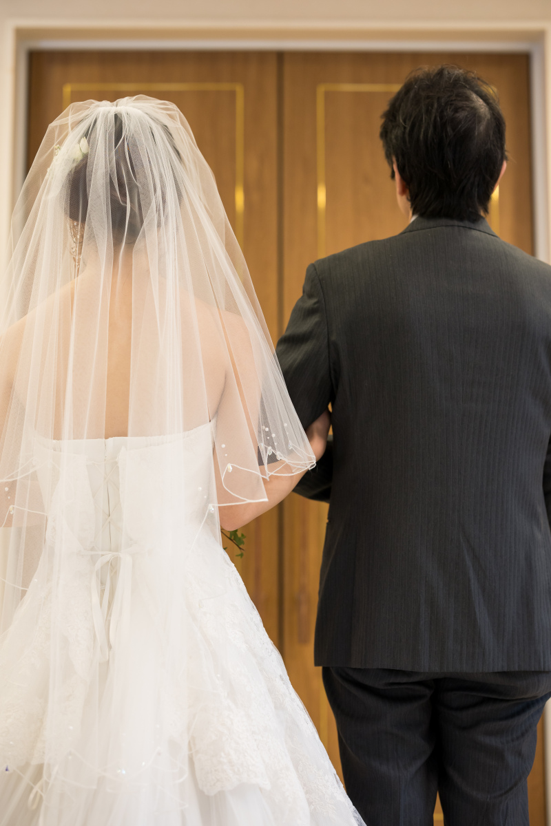 バージンロードはこれまでの人生を意味している