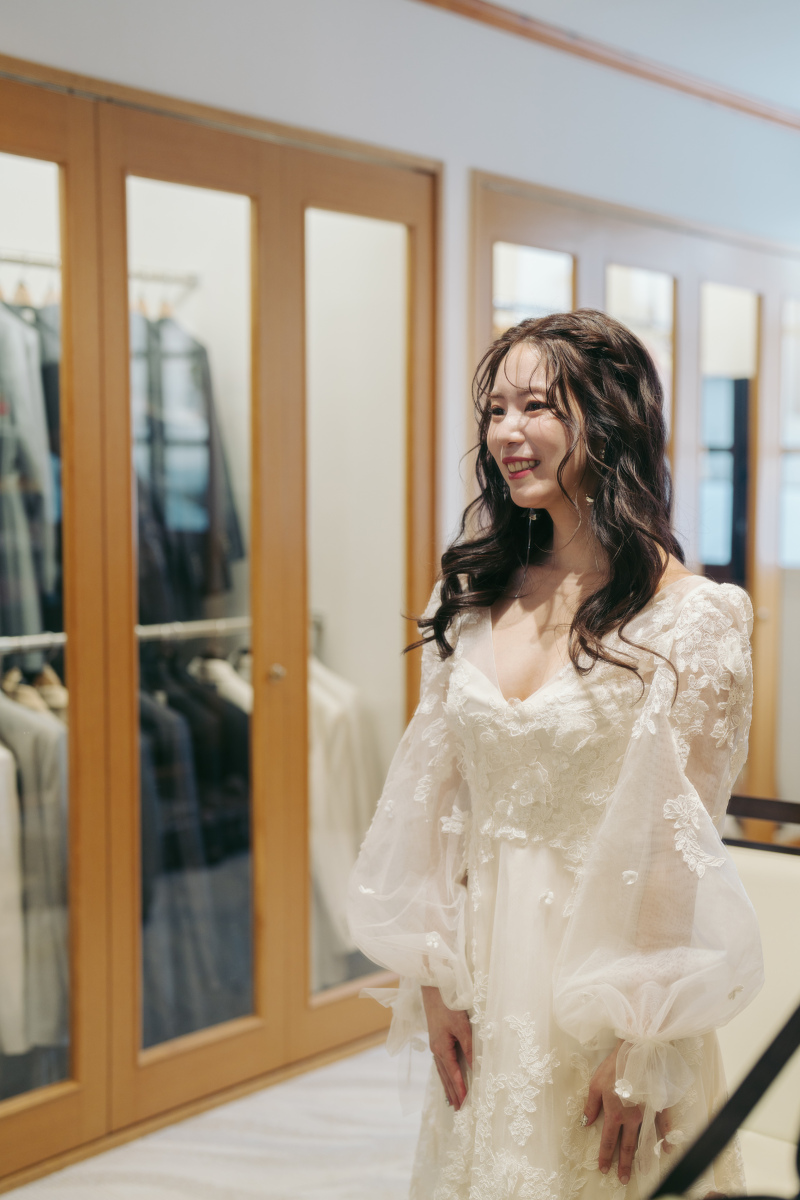 ウェディングドレスが豊富