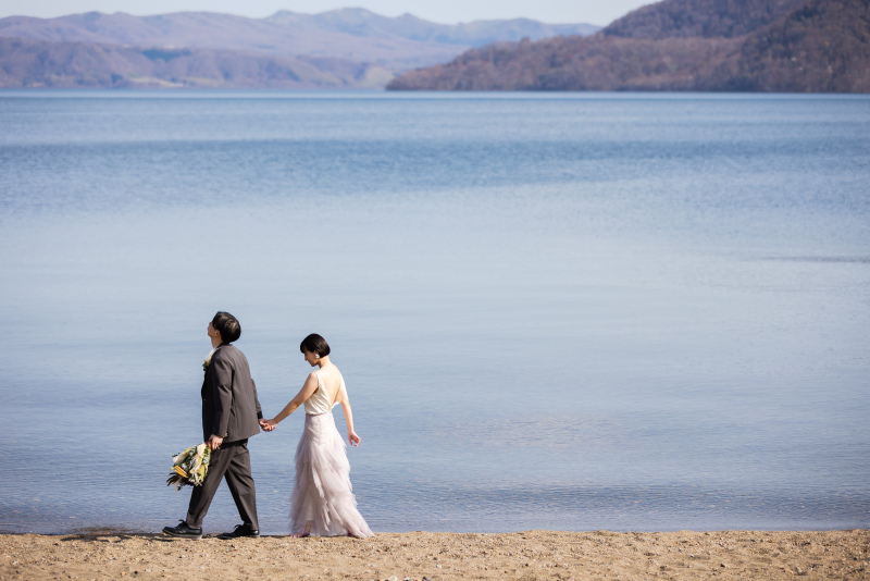 湖沿いをお散歩♫