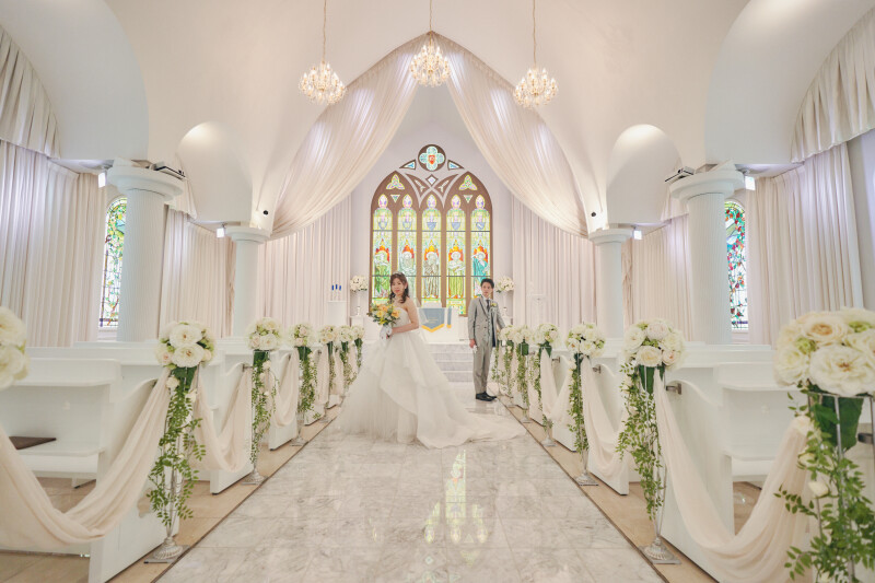 挙式前にお二人だけの結婚式撮影