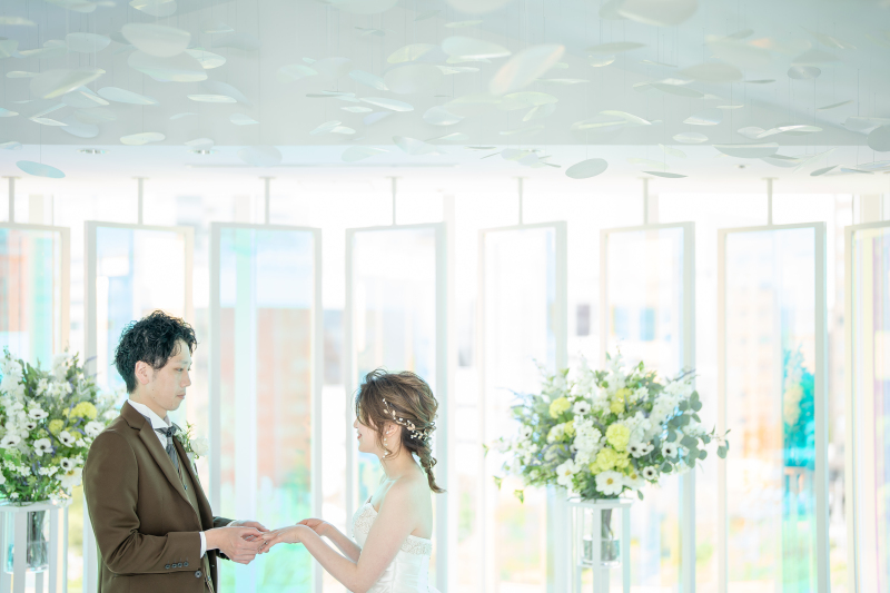 小さなチャペルでゆったりと