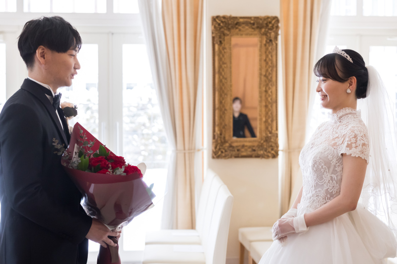 薔薇のブーケサプライズ