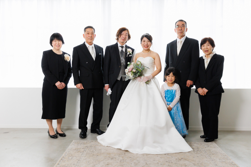 ファミリーフォトウェディング