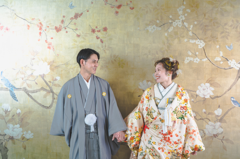 和装で前撮り❀