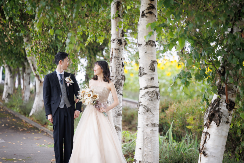 富良野で洋装フォトウェディング❀˖°