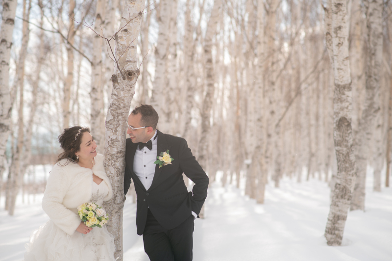 冬のフォトウェディング