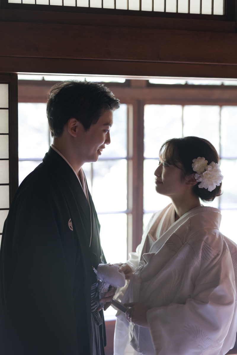 見つめ合って・・・