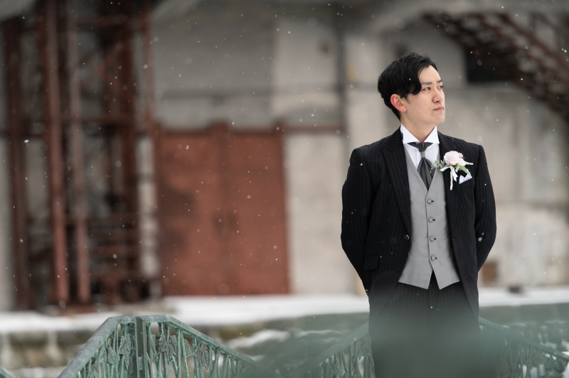 新郎様のワンショット