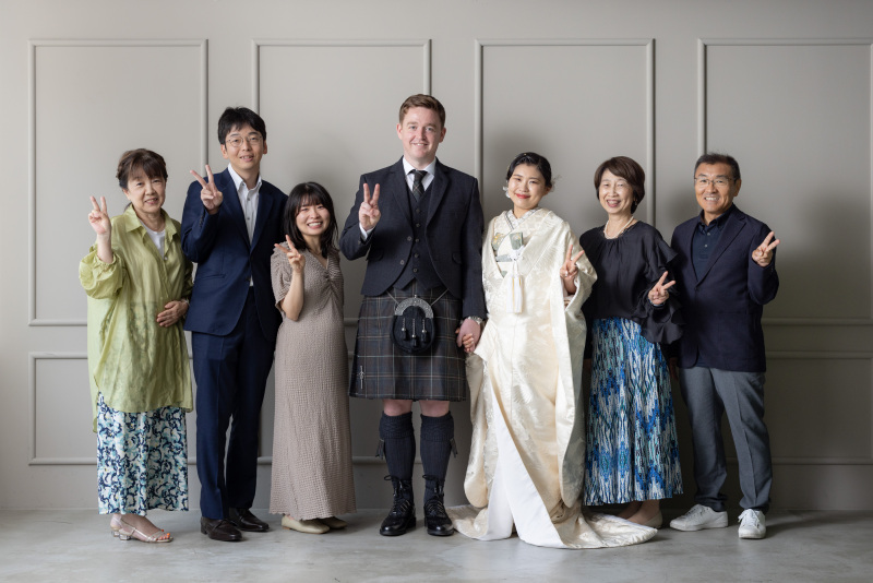 ファミリーフォトウェディング